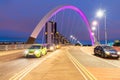 Clyde Arc Bridge Glasgow Royalty Free Stock Photo