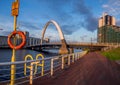 Clyde Arc bridge, Glasgow Royalty Free Stock Photo