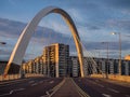 Clyde Arc bridge, Glasgow Royalty Free Stock Photo