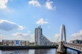 The Clyde Arc, Glasgow, Scotland Royalty Free Stock Photo