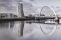 Glasgow, Scotland, UK, The Clyde and Clyde Arch Royalty Free Stock Photo