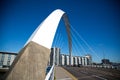 The Clyde Arc or Squinty Bridge, Glasgow, Scotland, UK