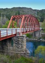 Clyde Bridge on The Clutha River, New Zealand Royalty Free Stock Photo