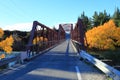 Clyde Bridge on the Clutha River,South Island New Zealand. Royalty Free Stock Photo