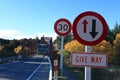 Clyde Bridge on the Clutha River,South Island New Zealand. Royalty Free Stock Photo