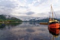 The Clyde puffer Vital Spark moored in Inveraray Harbour Royalty Free Stock Photo