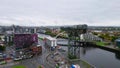 Clydeport Crane at River Clyde in Glasgow - GLASGOW, UK - OCTOBER 4, 2022