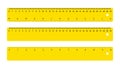 30cm Measure Tape ruler school metric measurement. Metric ruler Royalty Free Stock Photo