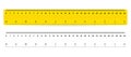 30cm Measure Tape ruler school metric measurement. Metric ruler Royalty Free Stock Photo