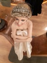 3 cm plastic doll representing Princess Diana