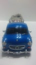 Cmc 1/18 model car - Mercedes Benz transporter Blue wonder and 300 SLR racing car