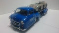 Cmc 1/18 model car - Mercedes Benz transporter Blue wonder and 300 SLR racing car