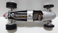 Cmc 1/18 scale model car - the German silver arrow racing chassis Auto Union C Type Hill Climb version Royalty Free Stock Photo