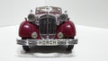 Cmc 1/24 scale model car - Horch 853 Cabriolet, retro classic vehicle ancestor of the German auto industry legend Audi