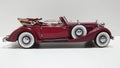 Cmc 1/24 scale model car - Horch 853 Cabriolet, retro classic vehicle ancestor of the German auto industry legend Audi