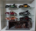 Cmc 1/12 scale model car - Horch 853, classic German cabriolet chassis, ancestor of Audi, diecast collection hobby in display