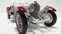 Cmc 1/18 scale model car - Mercedes Benz SSKL Mille Miglia & x22;white elephant& x22; legendary racing vehicle