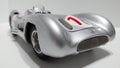 Cmc 1/18 scale model car - Mercedes Benz W196R driven by Sir Stirling Moss legendary British racing driver Royalty Free Stock Photo