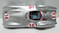 Cmc 1/18 scale model car - Mercedes Benz W196R driven by Sir Stirling Moss legendary British racing driver Royalty Free Stock Photo