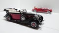 Cmc 1/24 scale model cars - Mercedes Benz 500K Special roadster and Mercedes Benz 540K Cabriolet classic retro vehicles