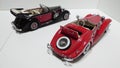 Cmc 1/24 scale model cars - Mercedes Benz 500K Special roadster and Mercedes Benz 540K Cabriolet classic retro vehicles