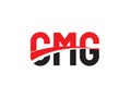CMG Letter Initial Logo Design Vector Illustration Royalty Free Stock Photo