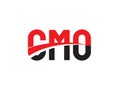 CMO Letter Initial Logo Design Vector Illustration Royalty Free Stock Photo