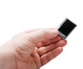 CMOS sensor in the hand Royalty Free Stock Photo