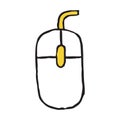 Cmputer mouse storage doodle icon