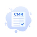 CMR document icon on white