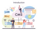 CMS introduction. Content management system. Creation and modification