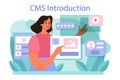 CMS introduction. Content management system. Creation and modification