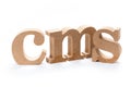 CMS Wood Alphabet Content Management System