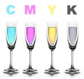 CMYK. Royalty Free Stock Photo