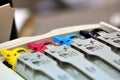 CMYK cartridges Royalty Free Stock Photo