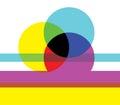 CMYK Color Background Royalty Free Stock Photo
