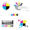 CMYK design set