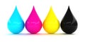 CMYK Drips