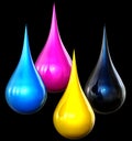 Cmyk drops