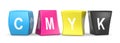 CMYK Funny Cubes