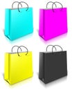 CMYK Gift Bag Royalty Free Stock Photo