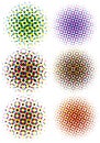 Cmyk halftone dots Royalty Free Stock Photo