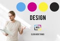 CMYK Ink Design Graphics Creativity Concept Royalty Free Stock Photo