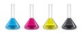 CMYK Laboratory Flasks