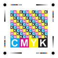 Cmyk letters