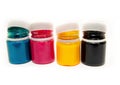 CMYK paint can Royalty Free Stock Photo