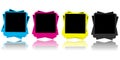 CMYK photo frames