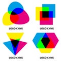 Cmyk and rgb Royalty Free Stock Photo