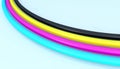 Cmyk tube Royalty Free Stock Photo