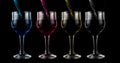 Cmyk wine Royalty Free Stock Photo